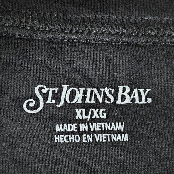 St John's Bay Black Tank Top - XL - Picture 4 of 7